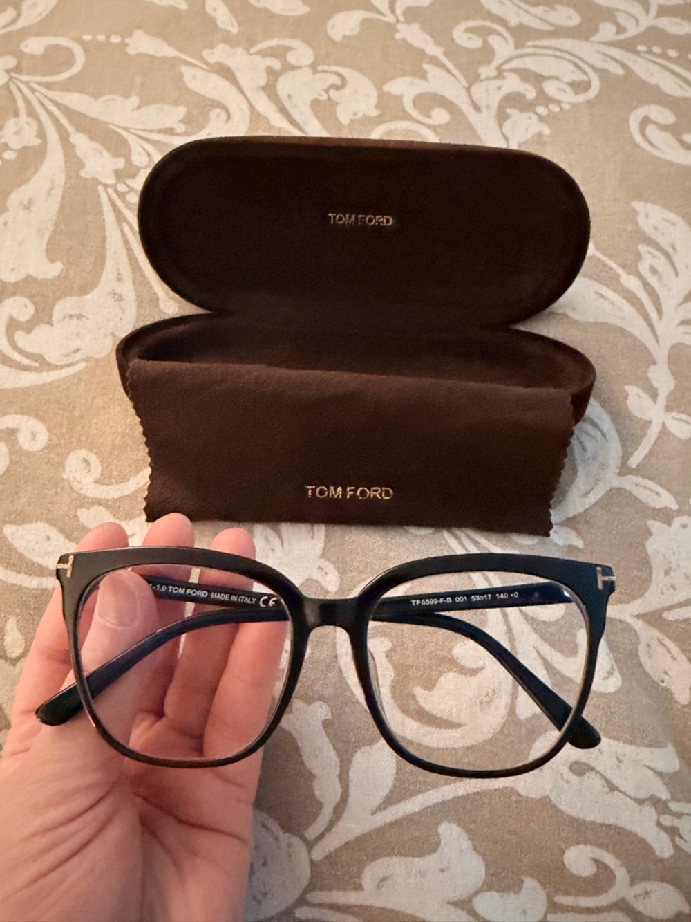 Tom Ford Big Lens Prescription Eyeglasses